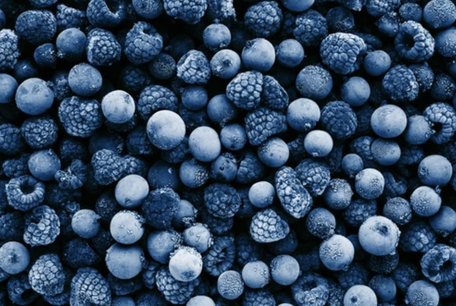 A big pile of Blueberries